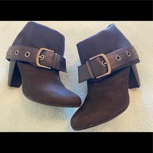 Decree Faux Leather (Suede)  Cuff Boots